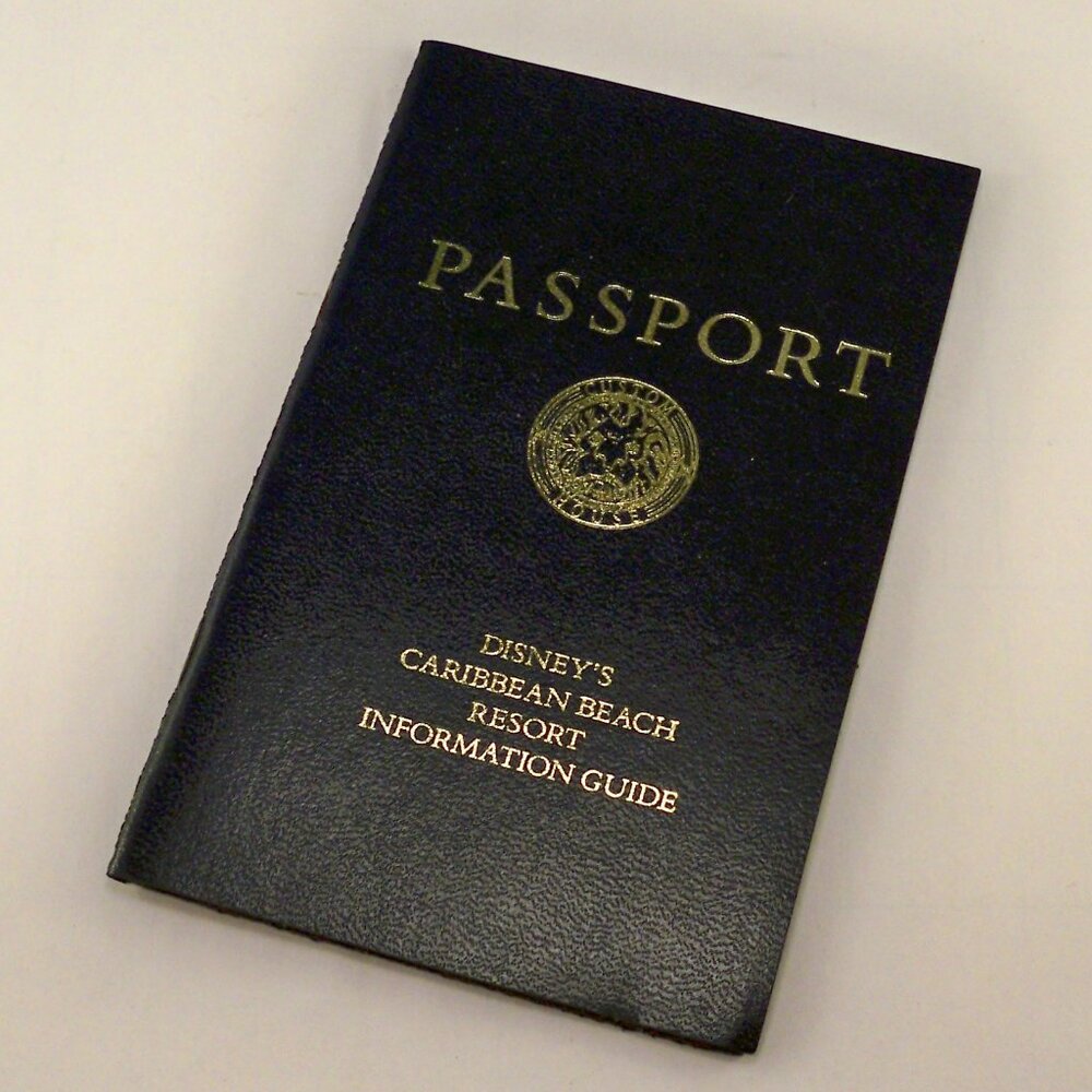 Disney World Passport 90s Caribbean Beach Info Guide Vintage Ephemera